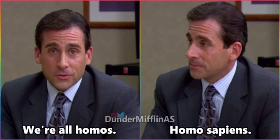 DunderMifflinAS's tweet photo. Happy pride month! https://t.co/pmg3dNmM7N