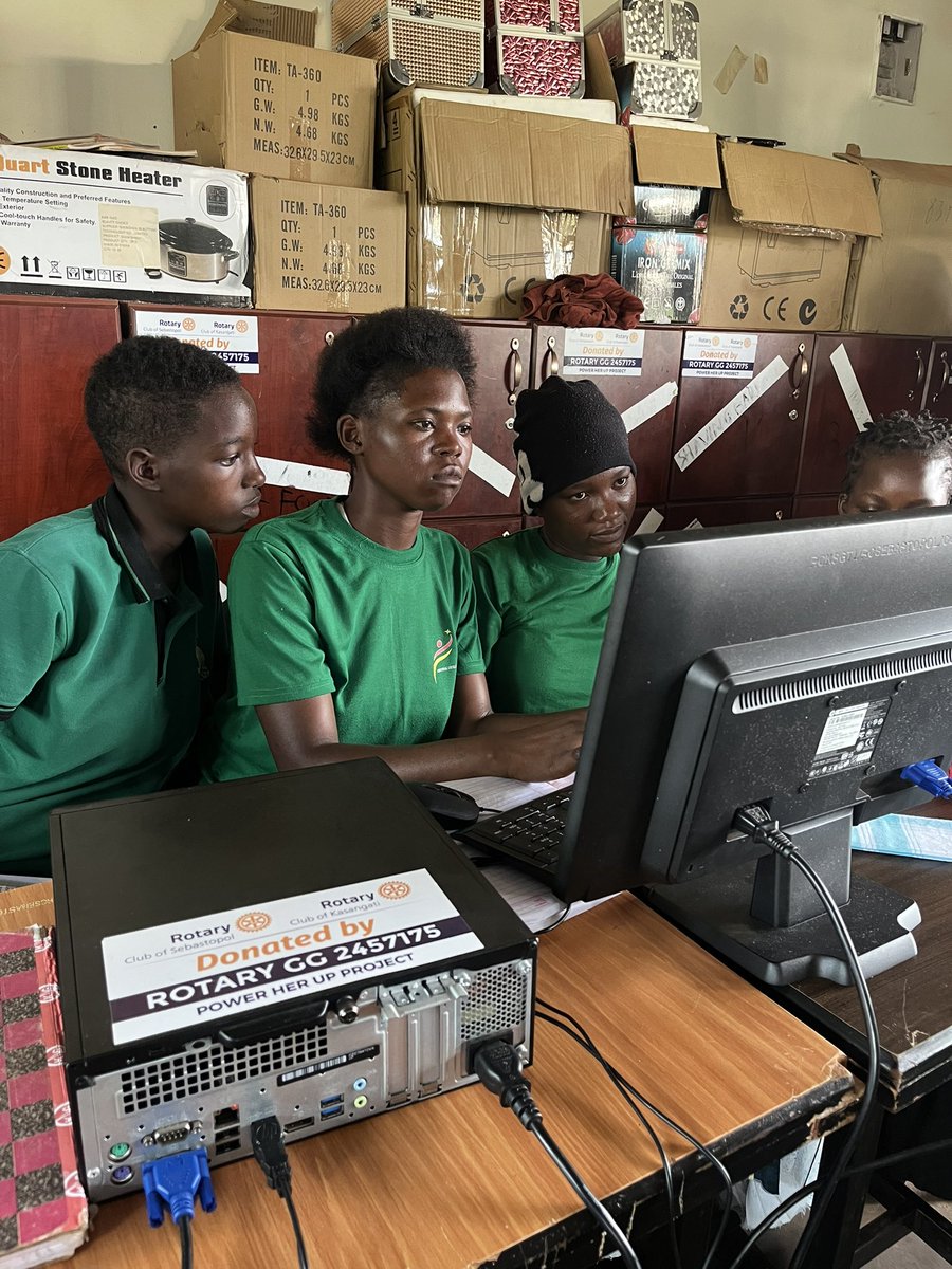 CGVSUganda's tweet photo. Shaping the digital leaders of tomorrow!

Take a look inside the #ICT lab at #Central #Girls #Vocational #School

Our students are fully focused on sharpening their computer skills during their ongoing digital literacy classes 

Through our #PowerHerUp initiative, we are passionately advocating for & promoting a #second #chance at education for young mothers across Uganda.
By combining practical vocational training with modern technology, we are helping these #resilient young women rewrite their stories and gain financial independence.

A massive shoutout to the Rotary Clubs of @SebRotary & @RCkasangati for supporting our mission with the vital computer hardware driving these classes forward!

The future is digital, and our girls are ready for it. 

#PowerHerUp #CGVS #ICTClasses #DigitalLiteracy #SkillsOverDegrees #RotaryGlobalGrant #YoungMothersEducation #Uganda