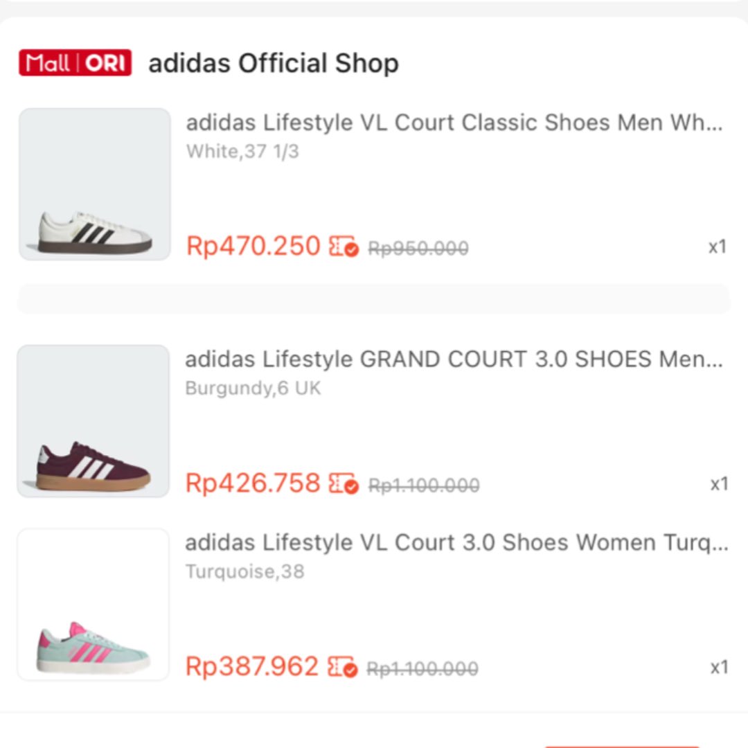 aquaryzn's tweet photo. dulu aku pikir ADIDAS harganya pasti 1 jutaan keatas, ternyata banyak yg DI BAWAH 500K😭👊🏻

mana yg murah modelnya jg CAKEP SEMUA https://t.co/NfXn71WeR2