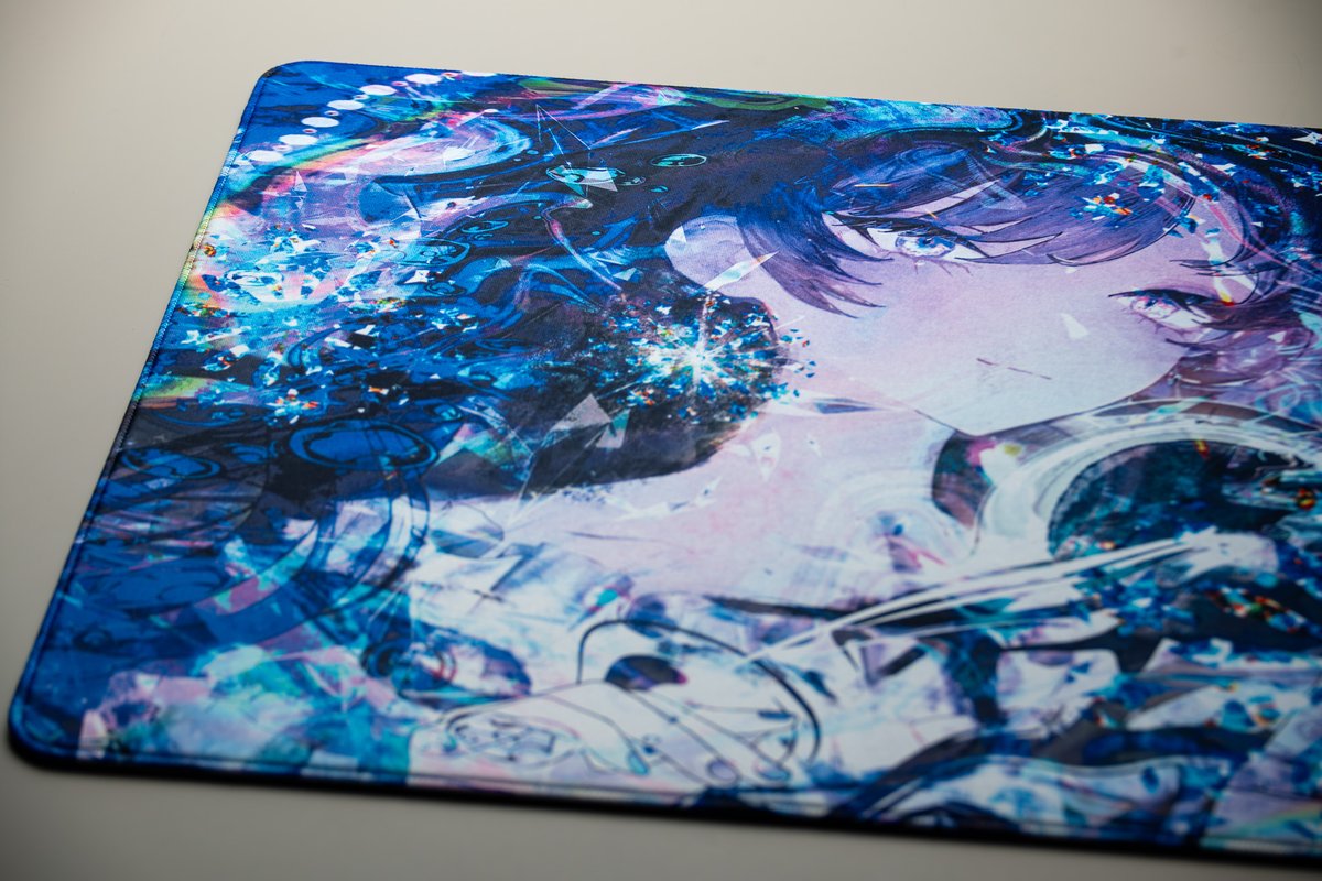 MITSUKIGEAR's tweet photo. The Void Collection is complete.

Kokū - The Void Cloth Edition joins the Glass. Same soul, different surface.

490 x 420 x 4mm 
Control surface 
Polyester woven fabric 
SlimFlex Poron base 
Low-profile stitched edges 
Art by @iloha_24

1,000 units only. No restock. Collect both before they're gone forever. 🌙