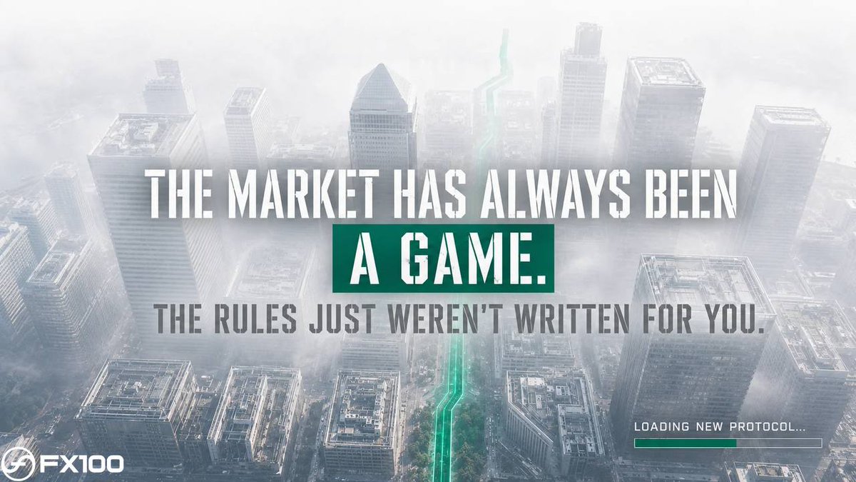 FX100Perp's tweet photo. The market has always been a game.

Most traders just never knew where the path was. https://t.co/T5BzP8xUlt