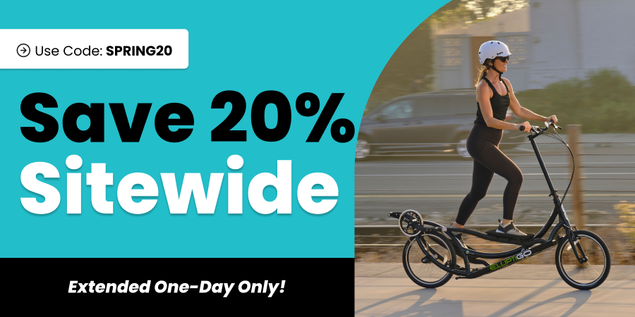 elliptigo's tweet photo. Today is the LAST DAY for 20% off everything ElliptiGO! Not sure which ElliptiGO bike is right for you? The Compare Models tool makes it easy to see the differences side by side: https://t.co/YnxuNNbpxY https://t.co/gjzdWxYedh