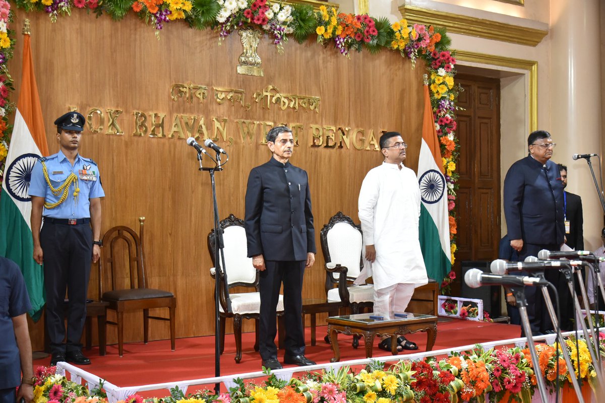 IndranilKhan's tweet photo. Thankful to @BJP4India national and state leadership for entrusting upon me the responsibility of a Minister of State with Independent Charge to serve the people of West Bengal under the dynamic leadership of Hon'ble Chief Minister Shri Suvendu Adhikari dada. 🙏🏻 https://t.co/vH5XE87sI0