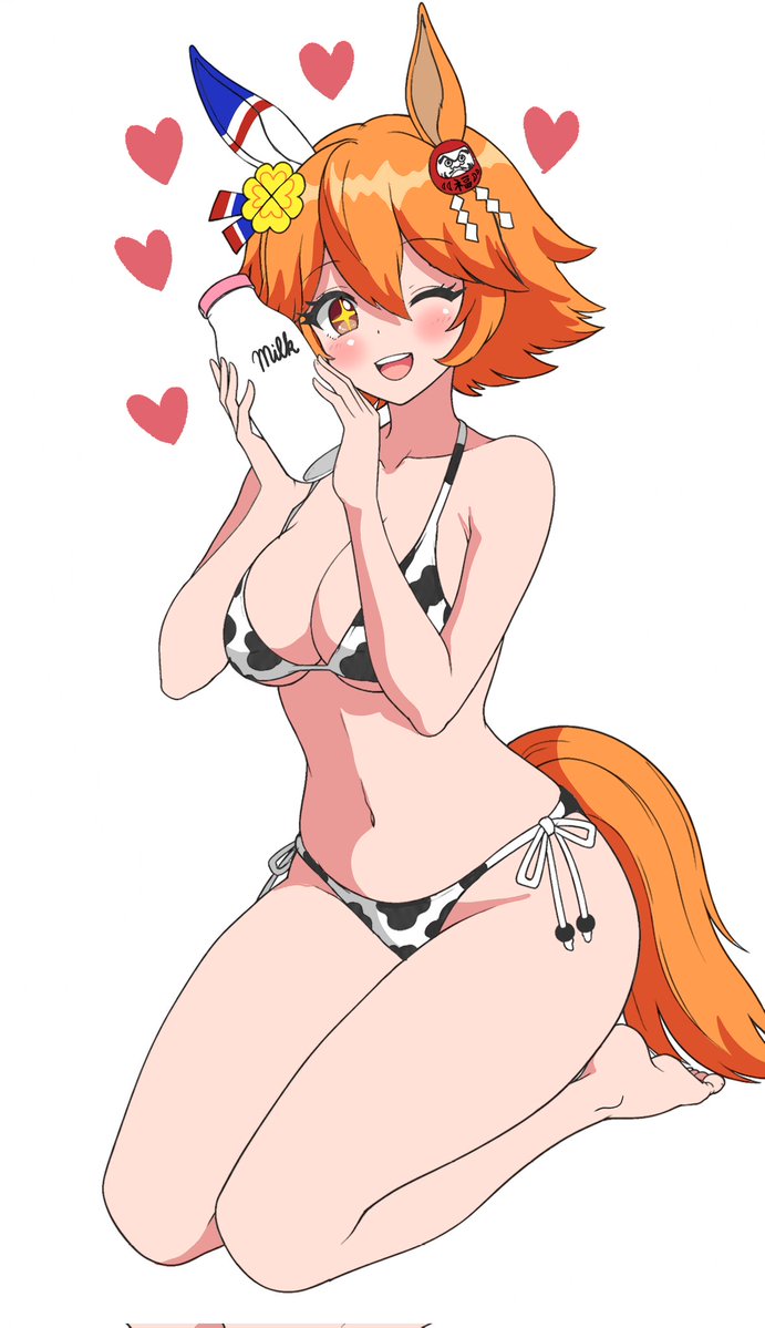 牛乳の日なのでミルクなフクちゃん♥
#マチカネフクキタル 