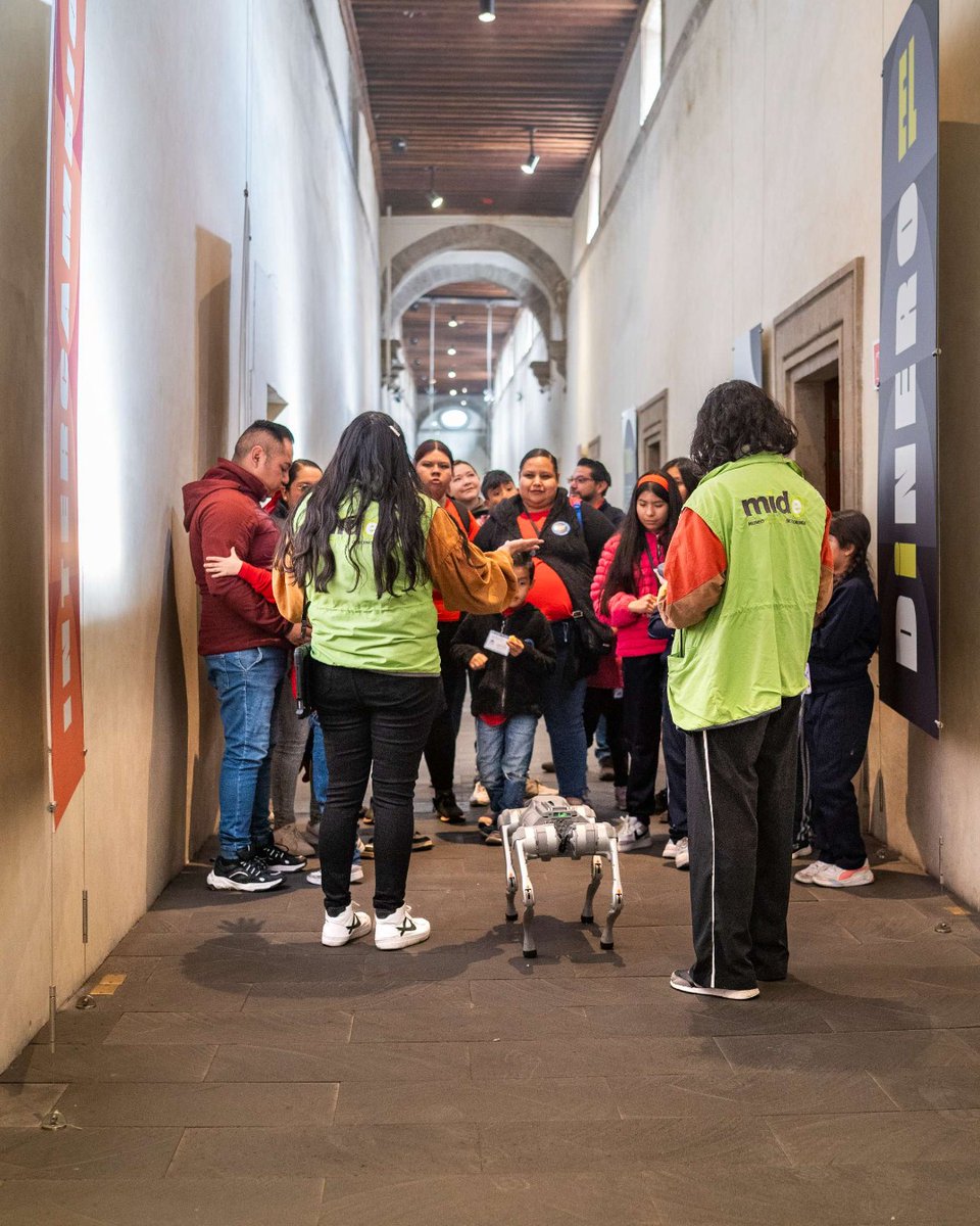 MuseoMIDE's tweet photo. Can-X llegó al MIDE para permitirnos explorar qué pasa cuando la inteligencia artificial camina entre las salas, saluda a los visitantes y aprende del espacio junto con nosotros. 💡

Integrar IA en un museo no es solo una decisión técnica, es una decisión sobre cómo queremos que la gente viva su experiencia. 🤖 ¿Ya tuviste oportunidad de conocerlo? ✨

#MuseumWeek #IAMuseosMW #MuseumWeek2026