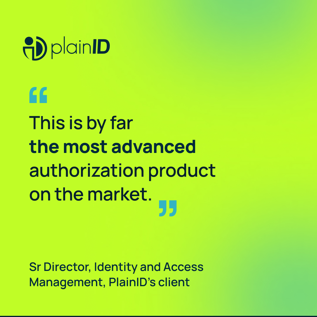 plainID_authZ's tweet photo. Authorization is the system of control for every human, non-human, and AI identity in your enterprise. It decides what gets through and what doesn't. The architects we work with chose an independent control plane on purpose.

https://t.co/H57NvnBAeI https://t.co/eo53w8vl6I