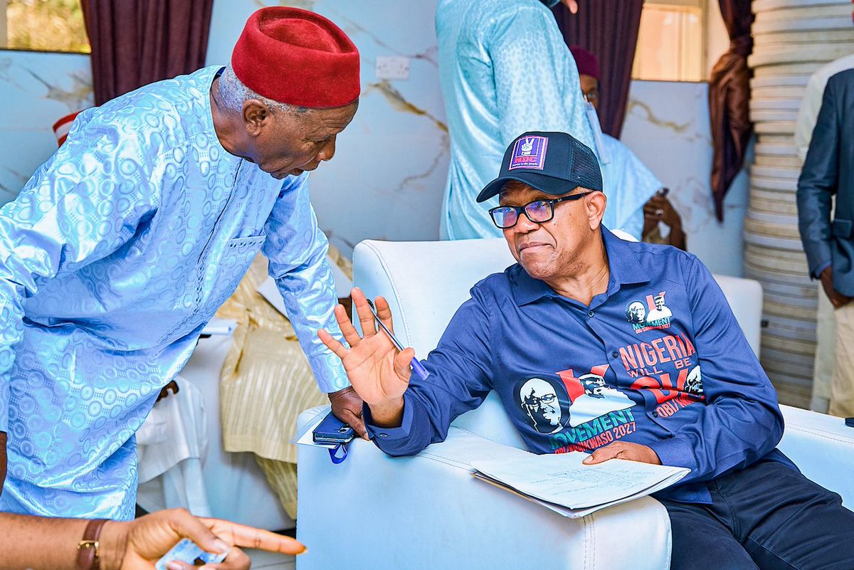 HarmlessHQ's tweet photo. Since Peter Obi dumped the ADC, it has been one chaos or the other for the Atiku's party. 

First, Seyi Makinde abandoned the jamboree declaration in Ibadan and perished every agreement of being Atiku's VP. 

Second, Donald Duke dumped the ADC and chartered his path in PRP.

Third, Amaechi went on live tv to inform Nigerians that Atiku Abubakar is unelectable. 

Fourth, more factions of the ADC emerged and as at this moment, the party currently has 3 different presidential candidates.

And now, Babachir Lawal has also dumped the ADC and called their presidential primaries a charade. 

It's now obvious that Peter Obi himself is the coalition.