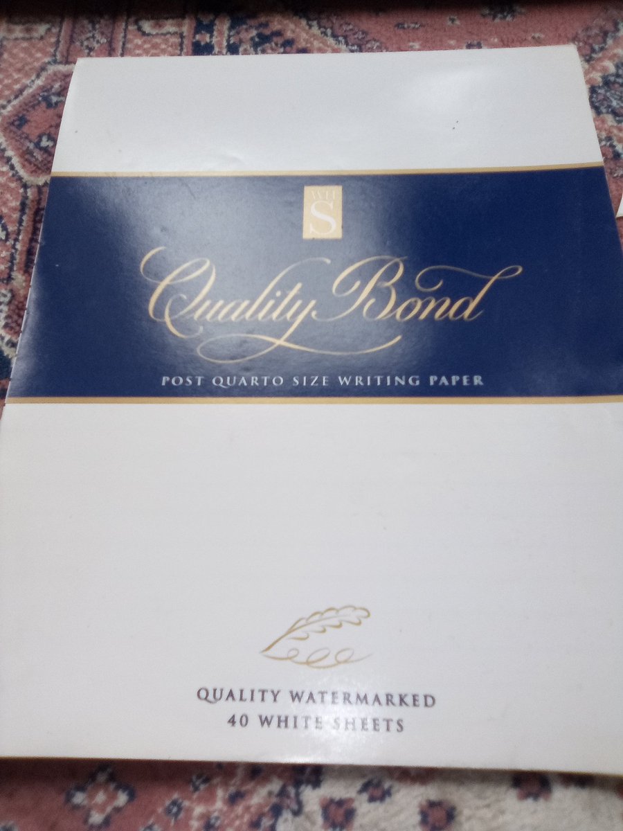 gardnerstuart39's tweet photo. Charity shop find. It's increasingly difficult to find some nice writing paper for a hand written letter these days. https://t.co/OCo0CcSfDN