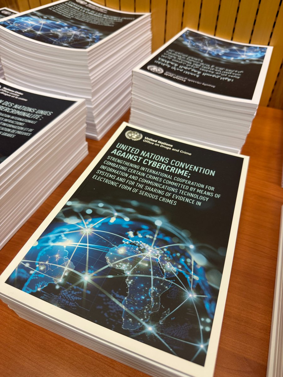 UNODC's tweet photo. Nearly three quarters of people worldwide use the internet.
Criminals are also exploiting digital networks for fraud, scams &amp; other crimes.

The🆕UN Cybercrime Convention helps countries cooperate, close legal gaps &amp; support investigations to bring criminals to justice.

#CCPCJ35 https://t.co/uYYJGPS0Dl