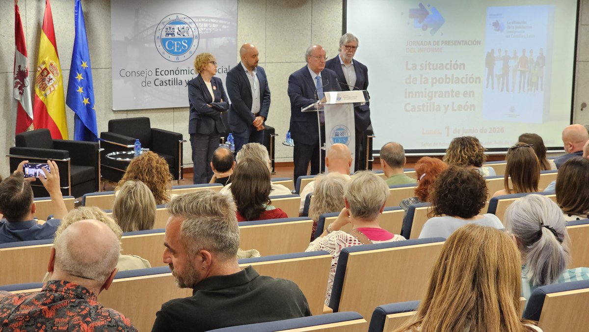 cescyl's tweet photo. 🔴POR SI TE LO PERDISTE
Jornada de Presentación del #INFORME del @cescyl “La situación de la población inmigrante en Castilla y León”
📺VER presentación a los Medios y Jornada https://t.co/jp72CEftDf https://t.co/nsx7p51mGg