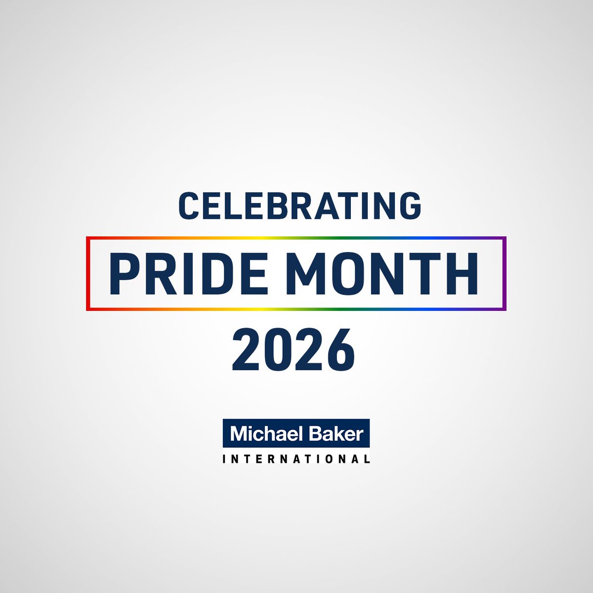 MBakerIntl's tweet photo. June is Pride Month, a time dedicated to recognizing the LGBTQ+ community. As One Michael Baker, we are committed to fostering a workplace where every member of our Wolf Pack feels valued, respected and supported. https://t.co/fEslfqEoJp