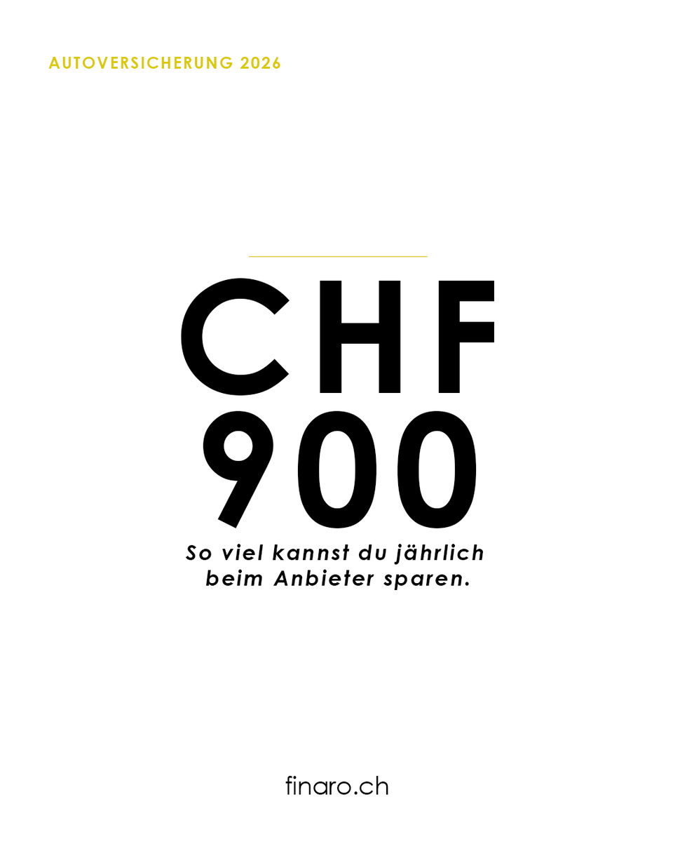 finaro_ch's tweet photo. CHF 900 sparen pro Jahr. Schweizer wechseln Autoversicherung nur alle 12 Jahre. Das kostet CHF 10'800. Finaro vergleicht alle Anbieter. 👇
#autoversicherung #sparen #schweiz #finanzberatung #finaro https://t.co/kuYwH9peFK