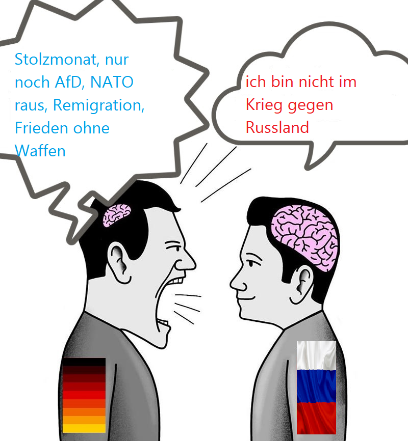 dantrimont's tweet photo. 1/ Ja ist denn schon wieder #Stolzmonat? Ich lobe ja #Krah, der verbreitet wenigstens derart primitive Kreml-Propaganda, dass man sie leicht durchschauen kann. Andere #NoAfD Putinisten sind da raffinierter.
#WeAreNATO #NAFO Expansion, #StandWithPoland, #StandWithUkraine https://t.co/4Wtd924gzf
