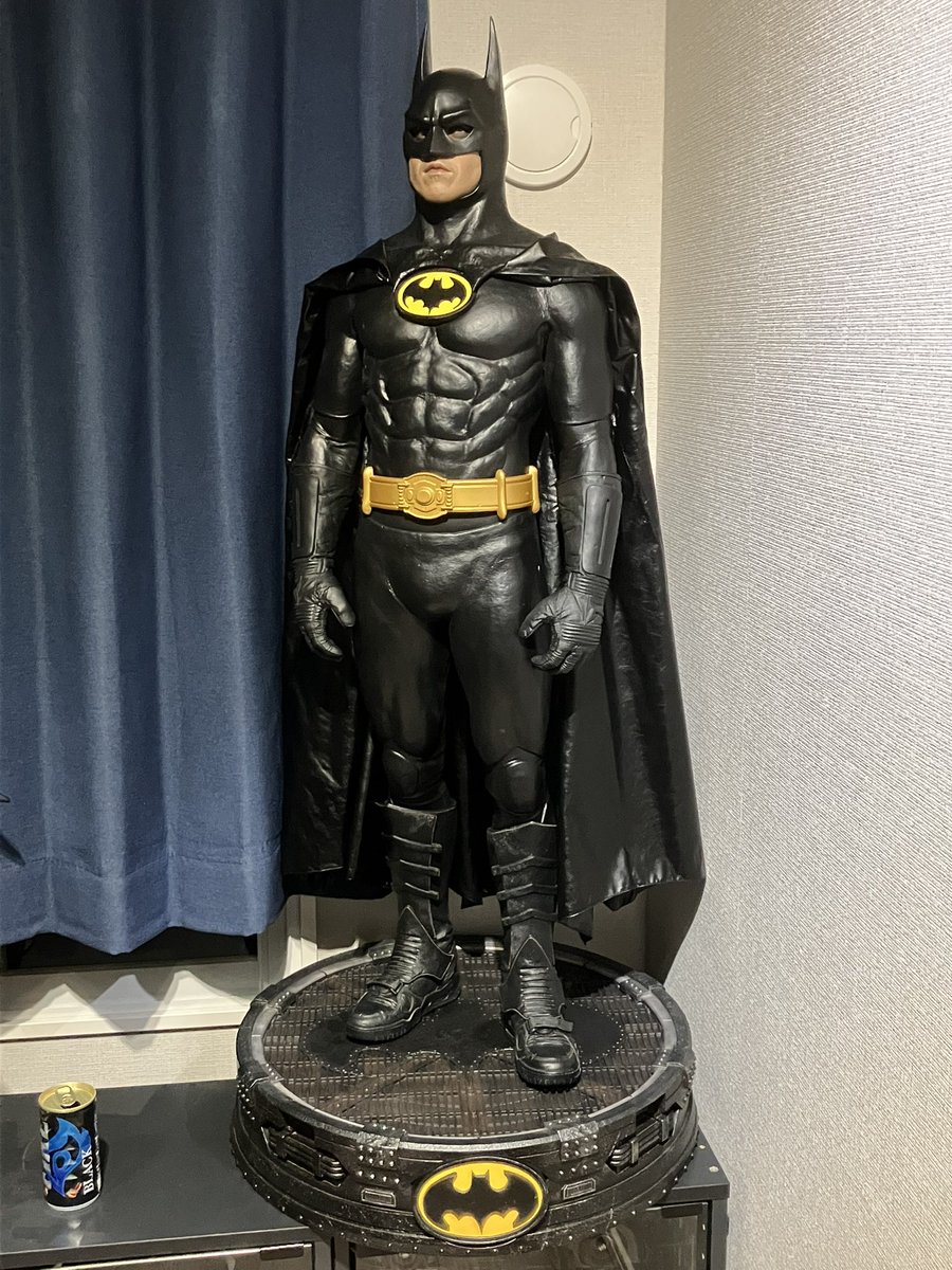 てことで組みました。 Prime1 × Blitzway の1/2 バットマン1989 サイズ