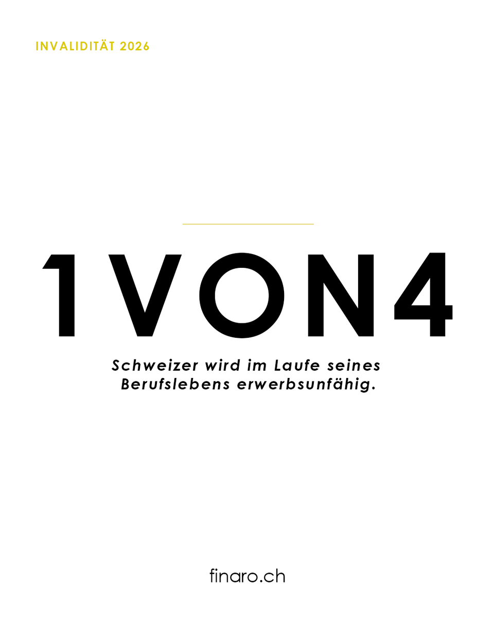 finaro_ch's tweet photo. 1 von 4 Schweizern wird erwerbsunfähig. CHF 4'600 Einkommenslücke pro Monat. Finaro prüft deinen Einkommensschutz für dich. 👇
#invalidität #vorsorge #einkommensschutz #schweiz #finaro https://t.co/b6mUB9E8qw