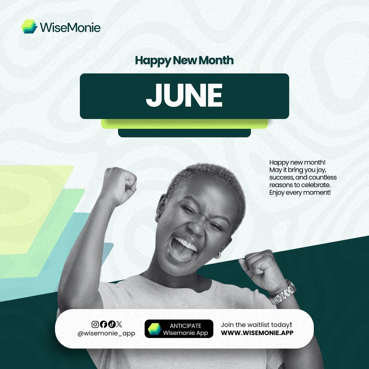 wisemonie_app's tweet photo. A new month means a new opportunity to make better money decisions, build healthier financial habits, and take control of your finances. Don’t just earn money this month, manage it wisely.

Join our waitlist today https://t.co/osOBejToY4
#Wisemonie #MoneyManagement #Budgeting https://t.co/ooVOMHpr5b