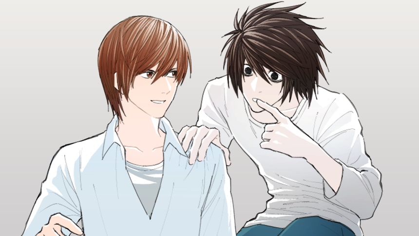 nulldn's tweet photo. L月webオンリーで展示していたサークルカットと学パロ四コマ漫画です🍭
https://t.co/NRt4d1assh

スペースにお越しくださり、拍手やメッセージくださった方ありがとうございました🙏💕

#0531_鎖の中で殺し愛
#0531_鎖の中で殺し愛_after https://t.co/eWldXPH9NO