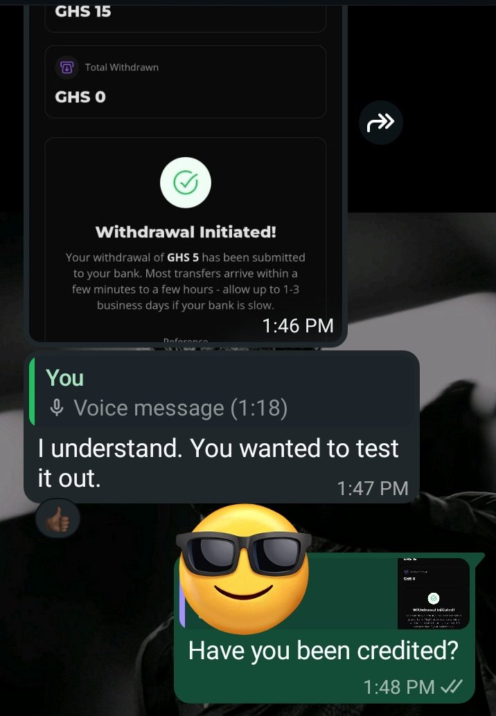 TuoyoS26091's tweet photo. I tipped somebody in Ghana using @myhappr and he just withdrew his earnings and got some credited instantly. 🤝

Claim your page today, share your page with your fans and start receiving support across the world.  

Visit https://t.co/8oQ0co0Zhz

Trusted and verified 🤝

Happy New Month from @myhappr