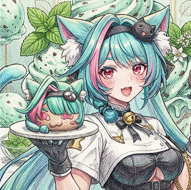 Hotta_Studio's tweet photo. Happy Birthday Mint!🎉✨
#nevernesstoeverness #NTE 
@NTE_GL did not greet her so I will do it myself 😤 https://t.co/SVQ5wWSpvU