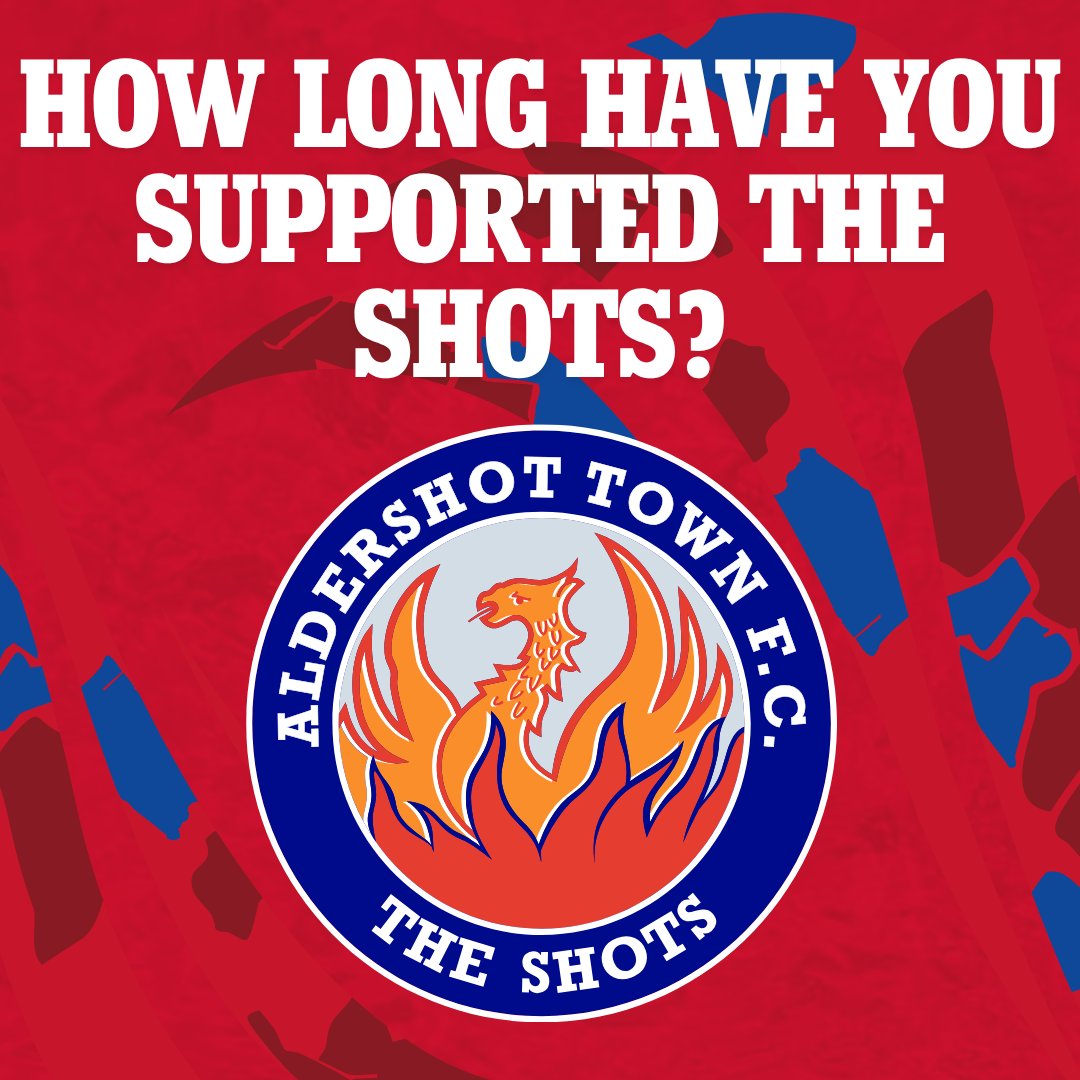 OfficialShots's tweet photo. Do you love the Shots, have you been coming week in week out🔴🔵

The big question is, for how long...?

We want to know just how long you've been coming to watch or support the Shots?

Send in your stats, your first game, we want to know!

Email: michael@theshots.co.uk https://t.co/gkeUn9inrl