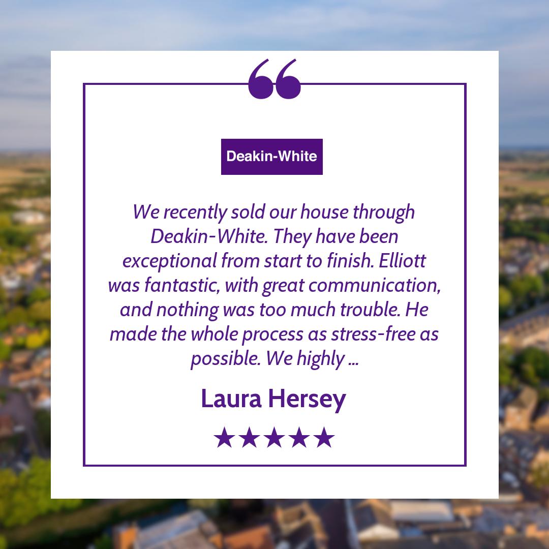 DW_RealEstateUK's tweet photo. ⭐️⭐️⭐️⭐️⭐️ We're thrilled to receive such positive feedback from Laura Hersey. Your satisfaction is our priority!
🏡 #5StarReview #CustomerSatisfaction #TopService https://t.co/gnFCVJQAGP