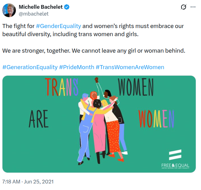 CitizenGO's tweet photo. 🚨They want a feminist who doesn’t even recognize the identity of women to become the next UN Secretary General.

Tell your representatives to reject this nomination. Sign the petition here: https://t.co/W8Q6d7NJeN https://t.co/1st8ckGC9Q