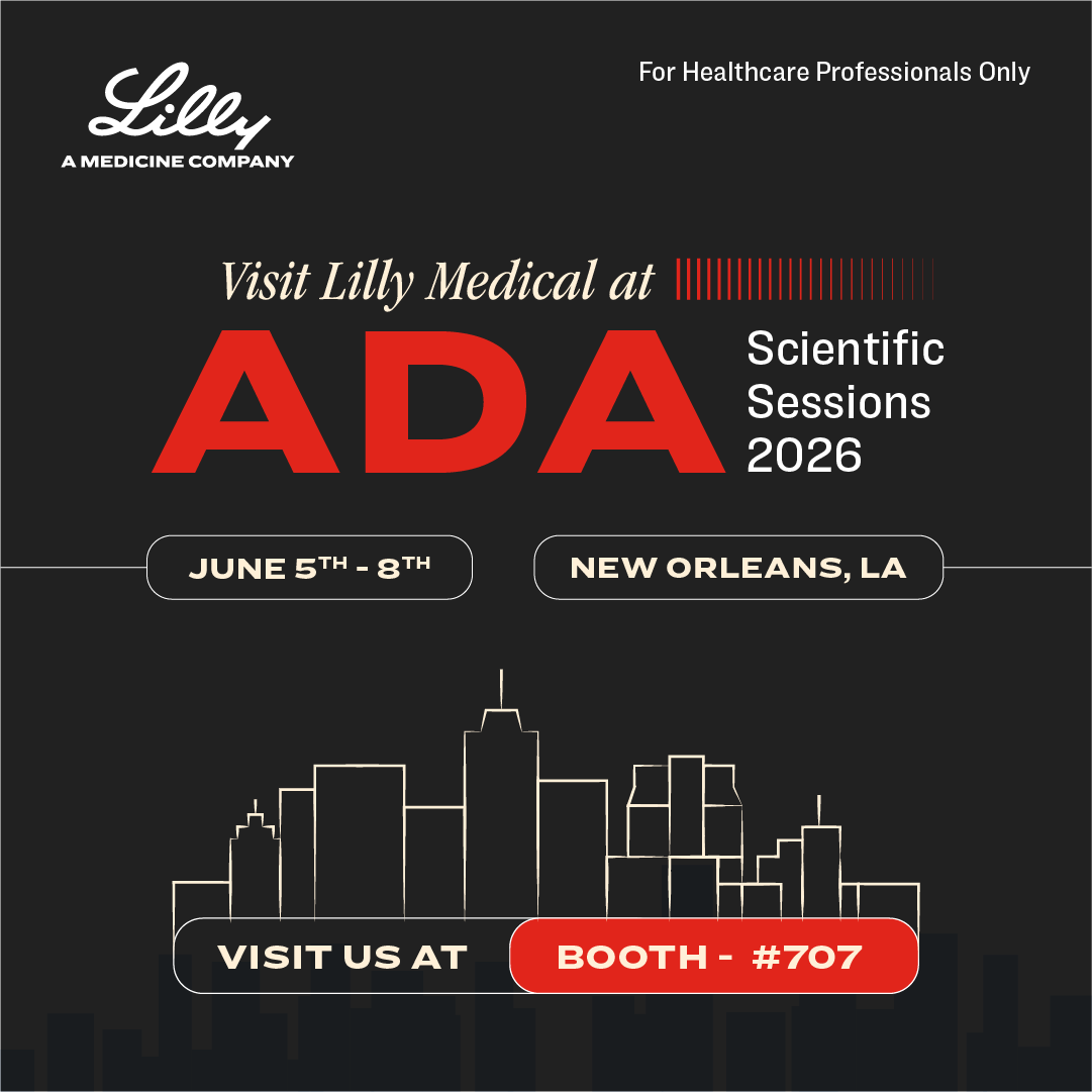 LillyMedical's tweet photo. Attending the 2026 #ADASciSessions? Visit Lilly Medical at booth 707 in New Orleans for more on our latest scientific data and planned activities.

Learn more: https://t.co/hKxJTV18JB https://t.co/PMCUcsUG8e