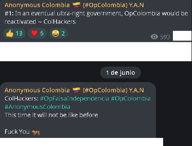 VECERTRadar's tweet photo. 🚨 🇨🇴 CYBER INTELLIGENCE ALERT: HACKTIVIST ACTIVITY IN COLOMBIA

STATUS: HACKTIVIST MOBILIZATION

Recent activity has been detected by the collective "Anonymous Colombia" regarding possible hacktivist actions in the country.

👥 Entity/Collective:

Anonymous Colombia (#OpColombia) and ColHackers.

📊 Scope of Activity:

Possible Reactivation: The collective has stated that, in the event of a right-wing government, "OpColombia" would be reactivated by ColHackers.

Declared Intentions: They have disseminated hashtags such as #OpFalsaIndependencia, #OpColombia, and #AnonymousColombia, warning that their upcoming actions "will not be like before."

Mobilization Message: The rhetoric used suggests a direct confrontational stance and possible planning of future digital operations.

🛡️ Recommendations and Mitigation

Infrastructure Monitoring: IT teams in government entities and strategic sectors in Colombia are advised to strengthen the monitoring of their digital perimeters against potential defacement attempts or distributed denial-of-service (DDoS) attacks associated with this mobilization.

Vulnerability Management: It is prudent to review web security protocols and critical infrastructure patches to minimize common attack vectors used in hacktivist campaigns.

#CyberSecurity #Colombia #Hacktivism #Anonymous #OpColombia #ThreatIntelligence #CyberAlert #VECERT #BreachAlert