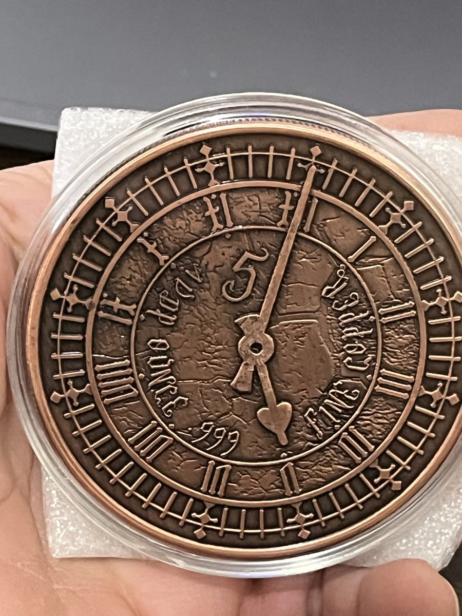 dodger_stone's tweet photo. @ehelpmann Nice! 👍 I’m in— My New 5 oz #copperRound Time Machine. https://t.co/VfMIqj0UtO