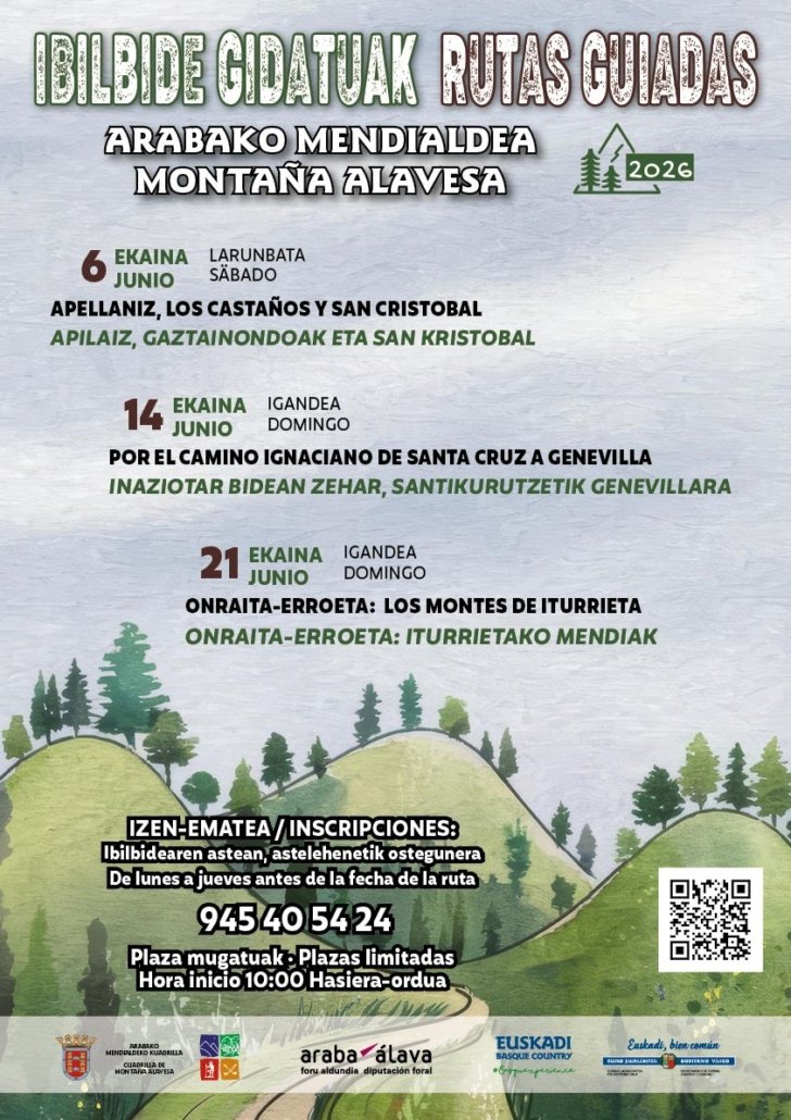 natourinG's tweet photo. Sábado 6 de junio, ruta guiada:
Apellániz, los castaños y San Cristóbal.
Inscripciones: 945 40 54 24 
#MontañaAlavesa #ArabakoMendialdea
#Natouring https://t.co/EOMg50ZgTb