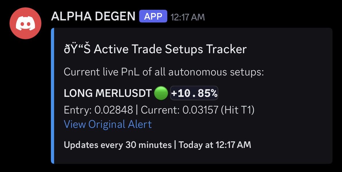 RState27's tweet photo. Back to back profits🔥
From our #ai in our #FreeVip even in this shitty market. Thats where we make difference from other communities
Caught 10% move in $merl 
› Dm or send a message now at @CzIllusion69 or https://t.co/SMNR3L1TRt to get access to our #FreeVip at
O cost
#crypto https://t.co/wZsPNc8IJI