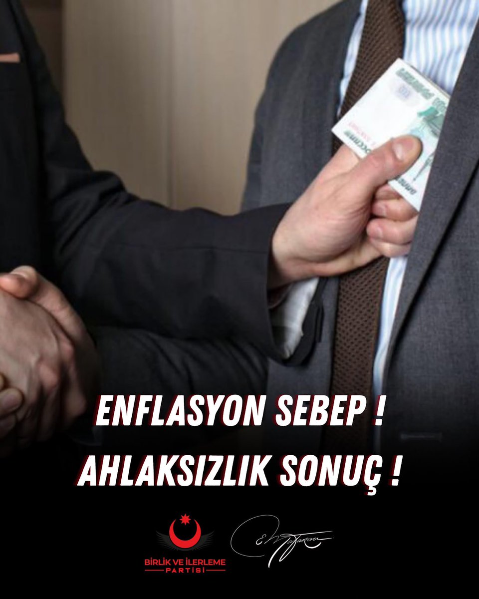 ErhanMataraci's tweet photo. İktidarımızda rüşveti, yolsuzluğu ve kamu kaynaklarının israfını önlemek için güçlü denetim mekanizmaları kuracağız.

Devlet yönetiminde şeffaflığı esas alacak, liyakati hâkim kılacak ve milletin emanetini koruyacağız. Hiç kimsenin makamını, yetkisini veya nüfuzunu kişisel çıkarları için kullanmasına izin vermeyeceğiz.

Temiz siyaset, temiz yönetim ve adaletli bir Türkiye için kararlılıkla çalışacağız. Rüşvet düzenini değil, hukuk devletini güçlendireceğiz.