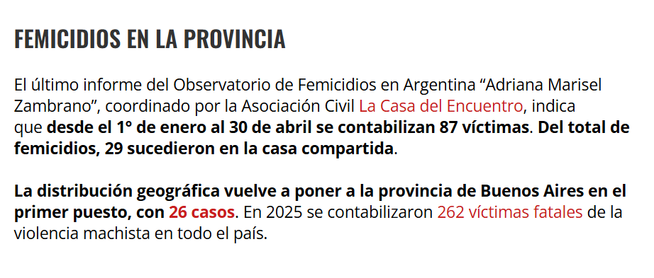 Tomidiazcueto's tweet photo. De las 87 victimas en TODO el país, 26 femicidios fueron en PBA ¿y lo culpan a Milei?

De hecho, si sumamos el caso de Lomas de Zamora de las ultimas horas...88 a nivel nacional y 27 en PBA.

¿Nadie le dice nada al nefasto Kicillof de esto? 1 de cada 3 casos son en Provincia de Buenos Aires.