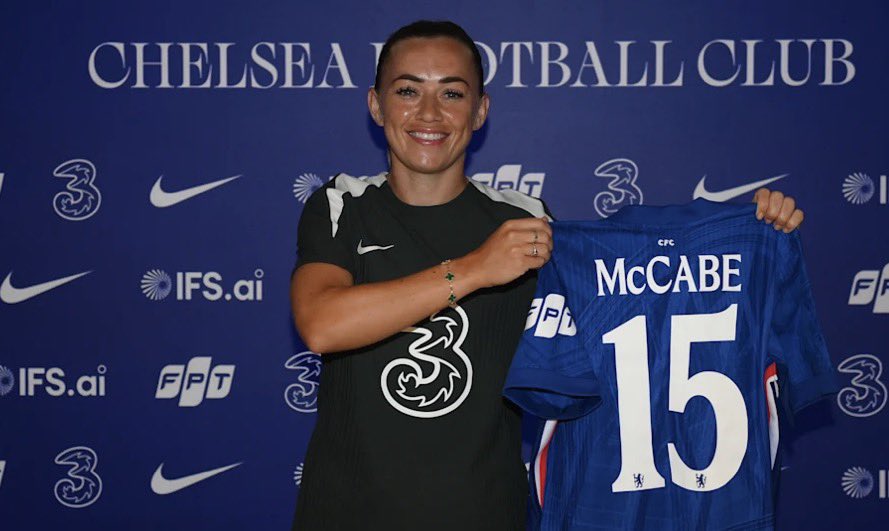 ChelseaWomenSG's tweet photo. We’ve got McCabe, Katie McCabe 🤪
Welcome to the Blue side of London. https://t.co/xuoIg5fKkH