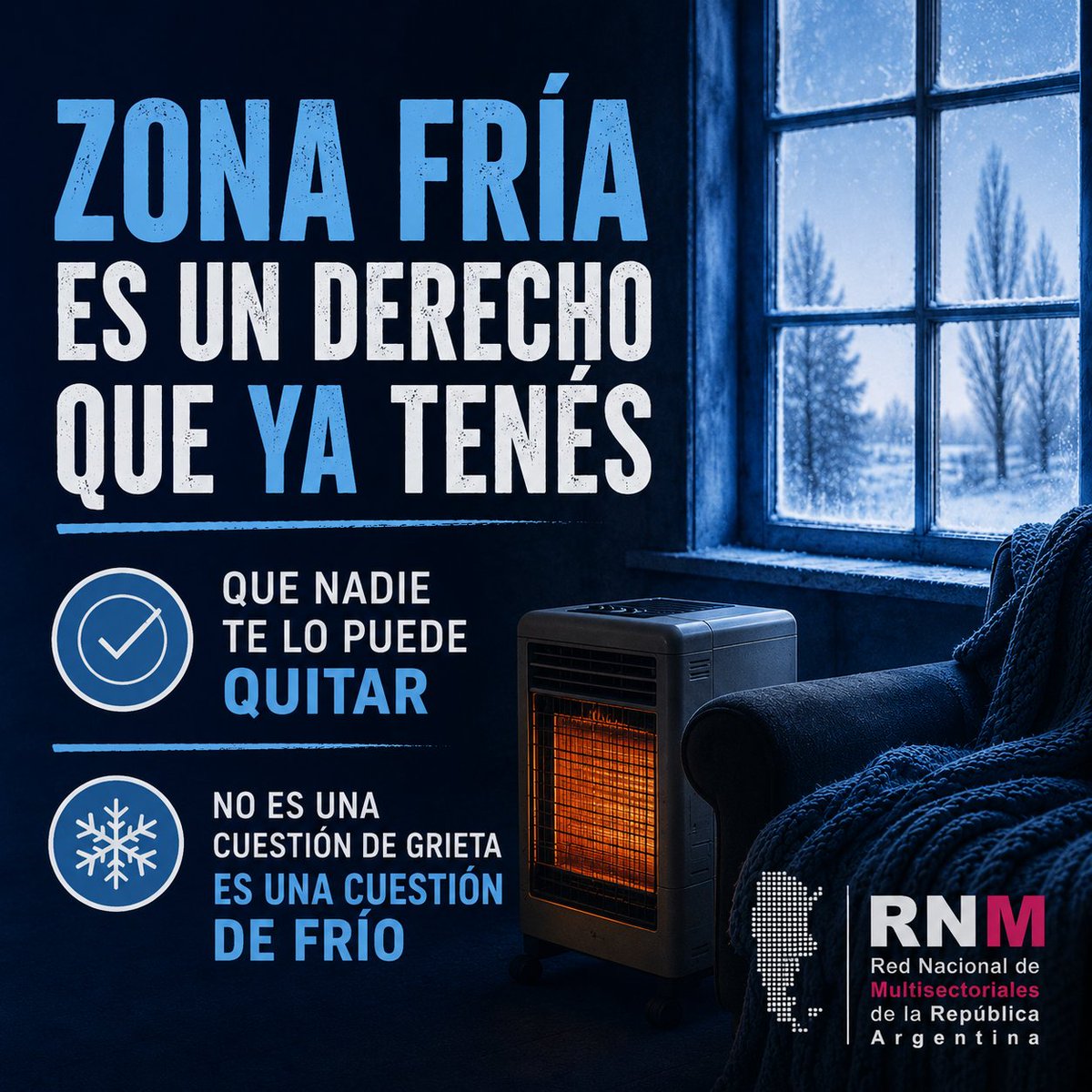 MultienRed's tweet photo. @SenadoArgentina , @BloqueUCR , @BJusticialistaS 
Les pedimos a los senadores que no quiten un derecho básico en todas las zonas frías del País ya que el cambio en la forma de aplicar el beneficio perjudica a millones de usuarios https://t.co/11BRz5TenV