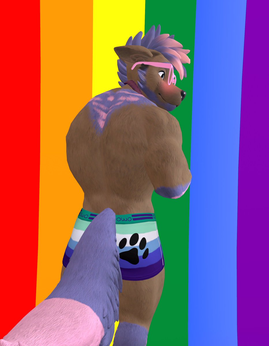 DazzleWolfgar's tweet photo. "Hi Gay! Happy Pride Month!" 
Memes aside, hope you all have a great one, however you choose to celebrate it <3 https://t.co/UCCzEynkLl