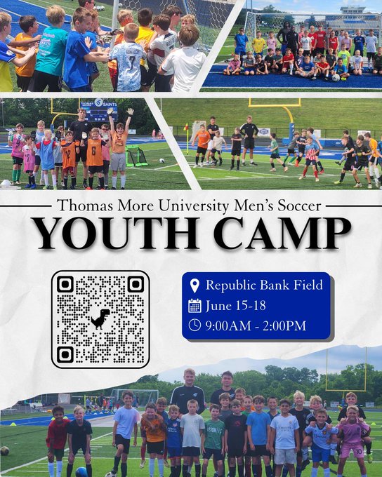 TMU_MSOC's tweet photo. Only 5 spots remaining for our 4th Annual Youth camp for boys and girls!!! https://t.co/DnQcE8tYTf