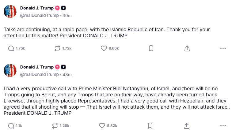 MBForex's tweet photo. #Trump on Iran. . . https://t.co/bGUfxNJxIo