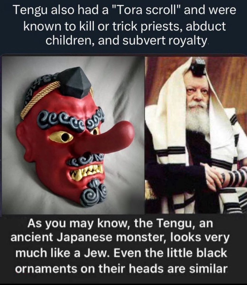 369theclub's tweet photo. @isfjcutebear Jews being demons has always been trending in Japan https://t.co/XiOHPX9JZs