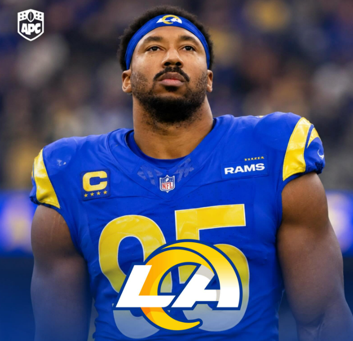 GazetteCornue's tweet photo. Le meilleur QB ? Stafford.
Le meilleur WR ? Nacua.
Le meilleur CB ? McDuffie.

Qui a maintenant le meilleur pass-rusher de la ligue ? NOUS.

Bienvenue Myles. https://t.co/w8Xd1Suj4c