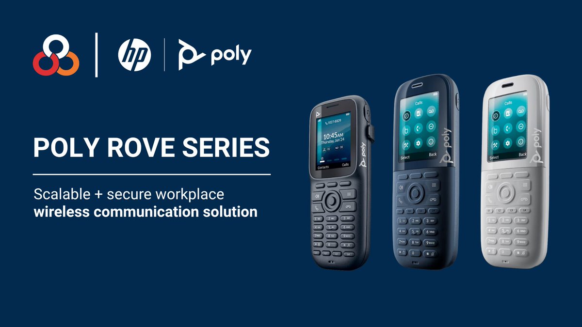 888Voip's tweet photo. From the front office to the maintenance team, faculty need devices that are as resilient and simple to use. The Poly Rove handsets are built for high-traffic, high-demand environments and will not drop the ball on security or clarity.

Learn more: https://t.co/WNpjQuKma8

#DECT https://t.co/tuSZVMVct0