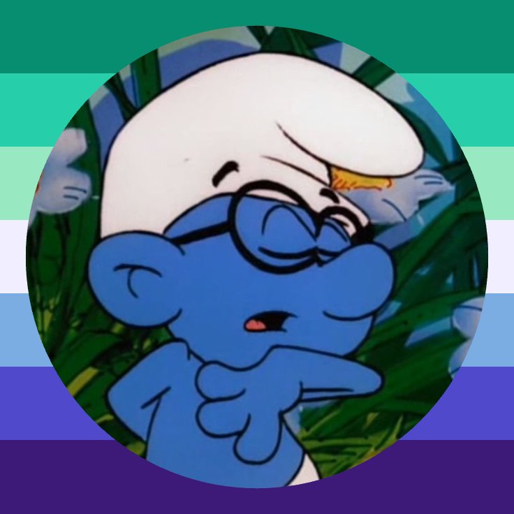brumsylover's tweet photo. Happy smurfy pride !! https://t.co/5EFjT1CJTS