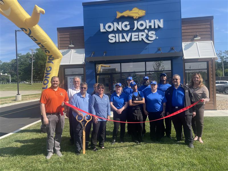 RepInglis's tweet photo. While I am up in Harrisburg today my staff along with representatives from the Mon Yough Area Chamber of Commerce were happy to attend today's ribbon cutting at the newly remodeled Long John Silver's in West Mifflin. (1/2) https://t.co/XUxAbJ5bF5