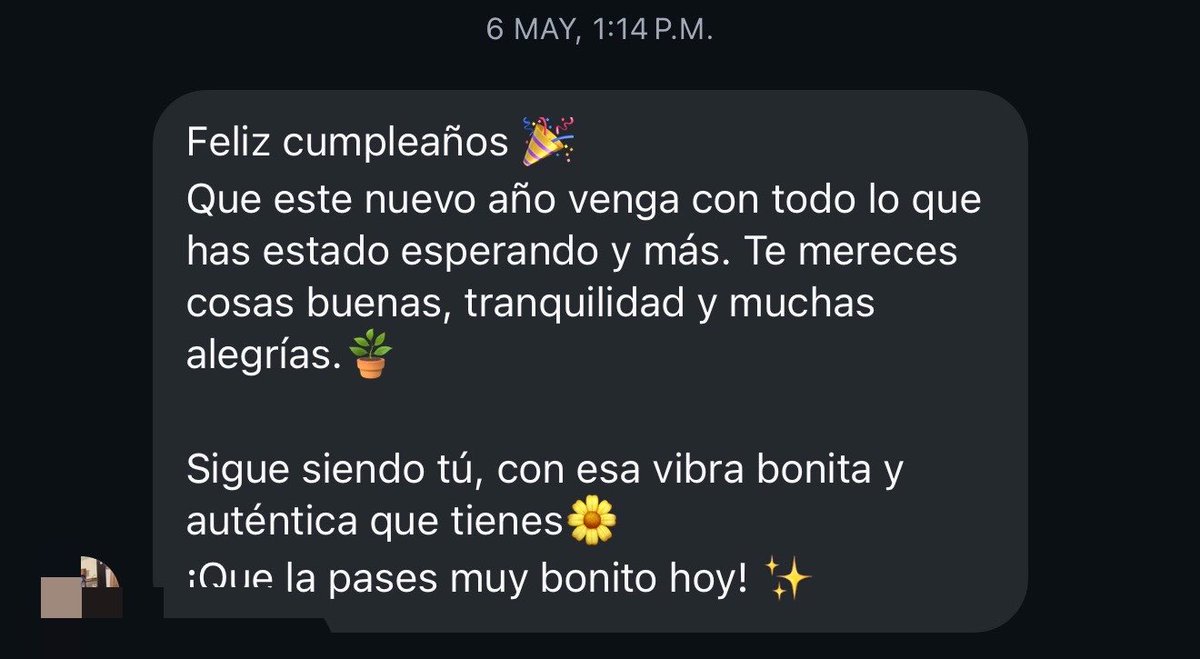 Macondo6_'s tweet photo. Recién vi esto 🥹
Si yo me hubiera pasado dv como dicen ¿estaría recibiendo un mensaje así de un integrante de su familia? ¡NO CREO! https://t.co/d3J6HxyOPt
