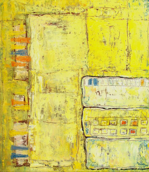 LevinskaM's tweet photo. Art of the Day! "YELLOW PALLET". Buy at: https://t.co/1aPyNdaw4o https://t.co/hWGycQ94Nd