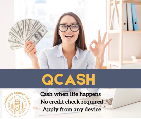 lookoutcu's tweet photo. With QCASH from Lookout Credit Union, you can access the funds you need quickly and conveniently—without the stress of a traditional loan process.

When you need a little extra help, we're here for you.
Learn more: https://t.co/zegLjphlrJ https://t.co/VXFLRaaLTG