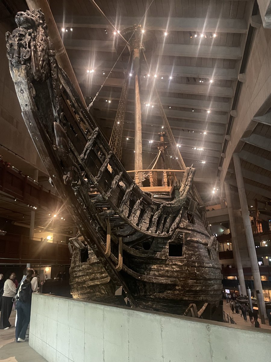 lou_chatfield's tweet photo. @GraniteElements Good evening #mycreativeweek.  iPad has frozen in mid post so trying phone!  Have bn away for 2 weeks so nothing arty to show, I’m afraid. How about a nice Viking ship in the Vasa museum?! https://t.co/fVOrsmlXhA
