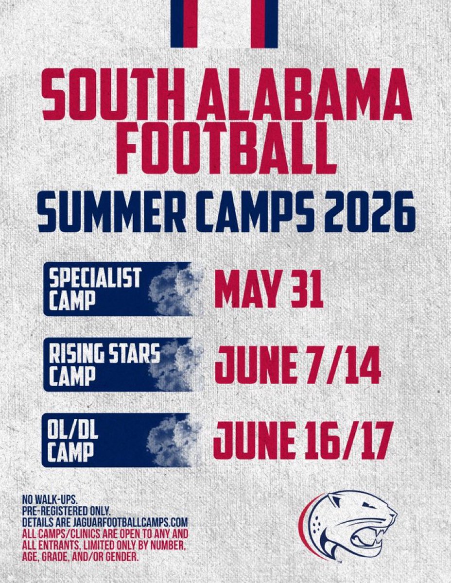 JayComp_'s tweet photo. I will be attending the @SouthAlabamaFB camp this upcoming Sunday. Thank you @amburkett64 for giving me this opportunity to showcase what ive got!

@NateGoodman19 @BookerTFootball #work #recruitthehive #sting https://t.co/oap44F1akD
