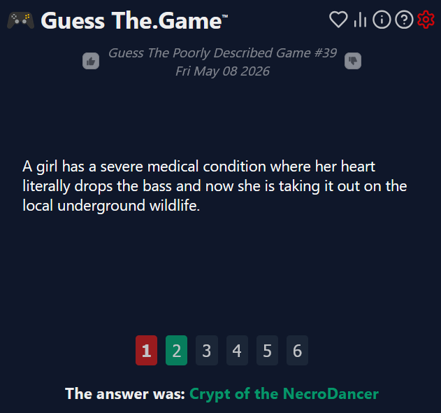 TheCounterWolf's tweet photo. this new guess the game bullshit is stupid https://t.co/C8Ok7bIksQ