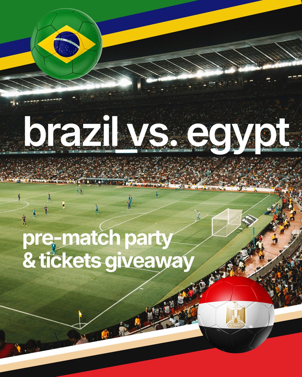 cleprosoccer's tweet photo. Enter to win tickets to the BRAZIL vs. EGYPT match this Saturday, June 6. Open to everyone – bonus entries for season ticket deposits &amp; volunteers. 

Enter here: https://t.co/xbYbbRKgvb https://t.co/7vW2CJBTLk